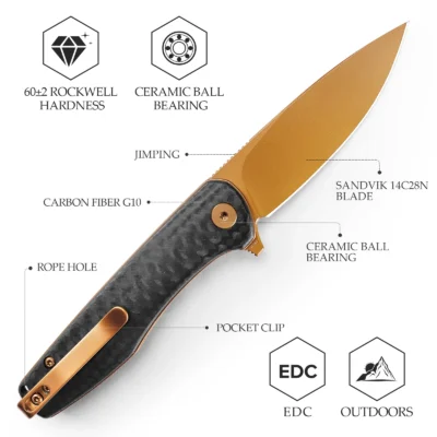 EDC сгъваем нож TRIVISA Hummingbird