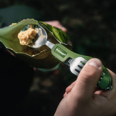 Туристически прибори 4-в-1 Outrest Pocket Meal Olive