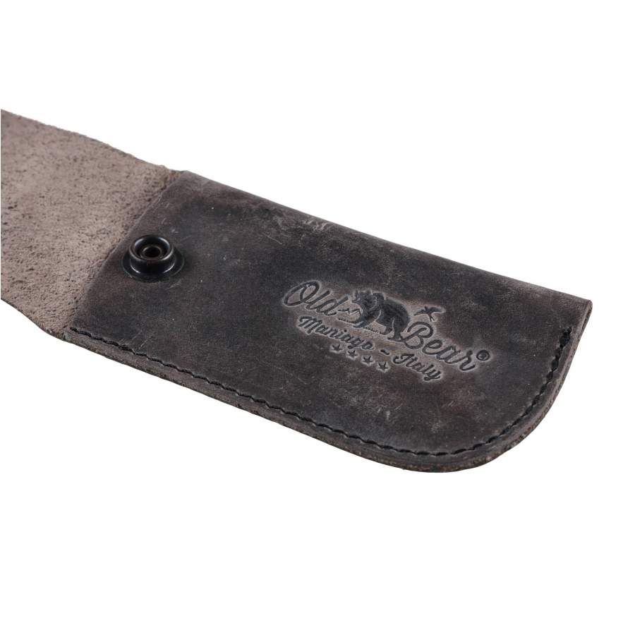 knife.bg-Кожен калъф за сгъваем нож Antonini Old Bear с размер 160 × 60 мм и цвят Антрацит-3 кожен калъф за сгъваем нож