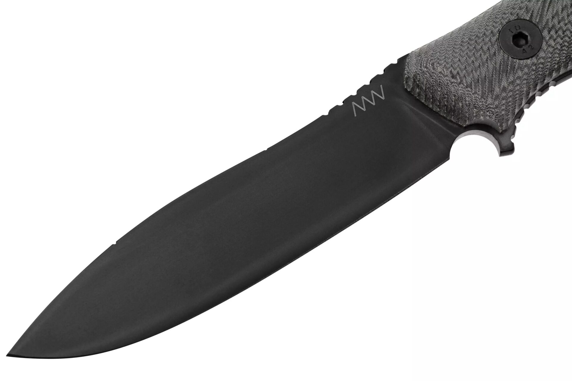 knife.bg-Фиксиран нож ANV M25 с черно DLC покритие и дръжка от Micarta - стомана Sleipner-3 нож с фиксирано острие anv
