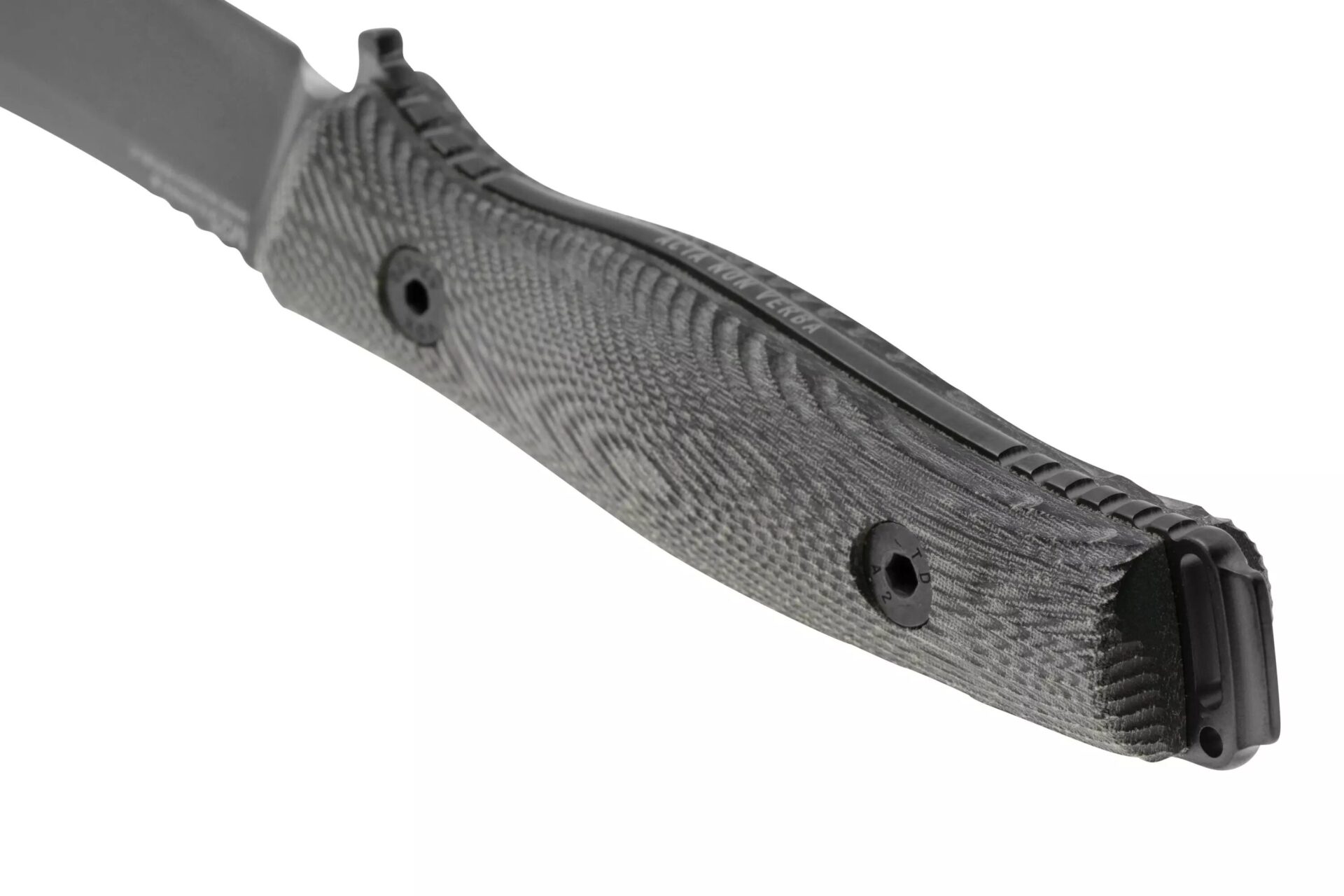 knife.bg-Фиксиран нож ANV M25 с черно DLC покритие и дръжка от Micarta - стомана Sleipner-4 anv нож за лов