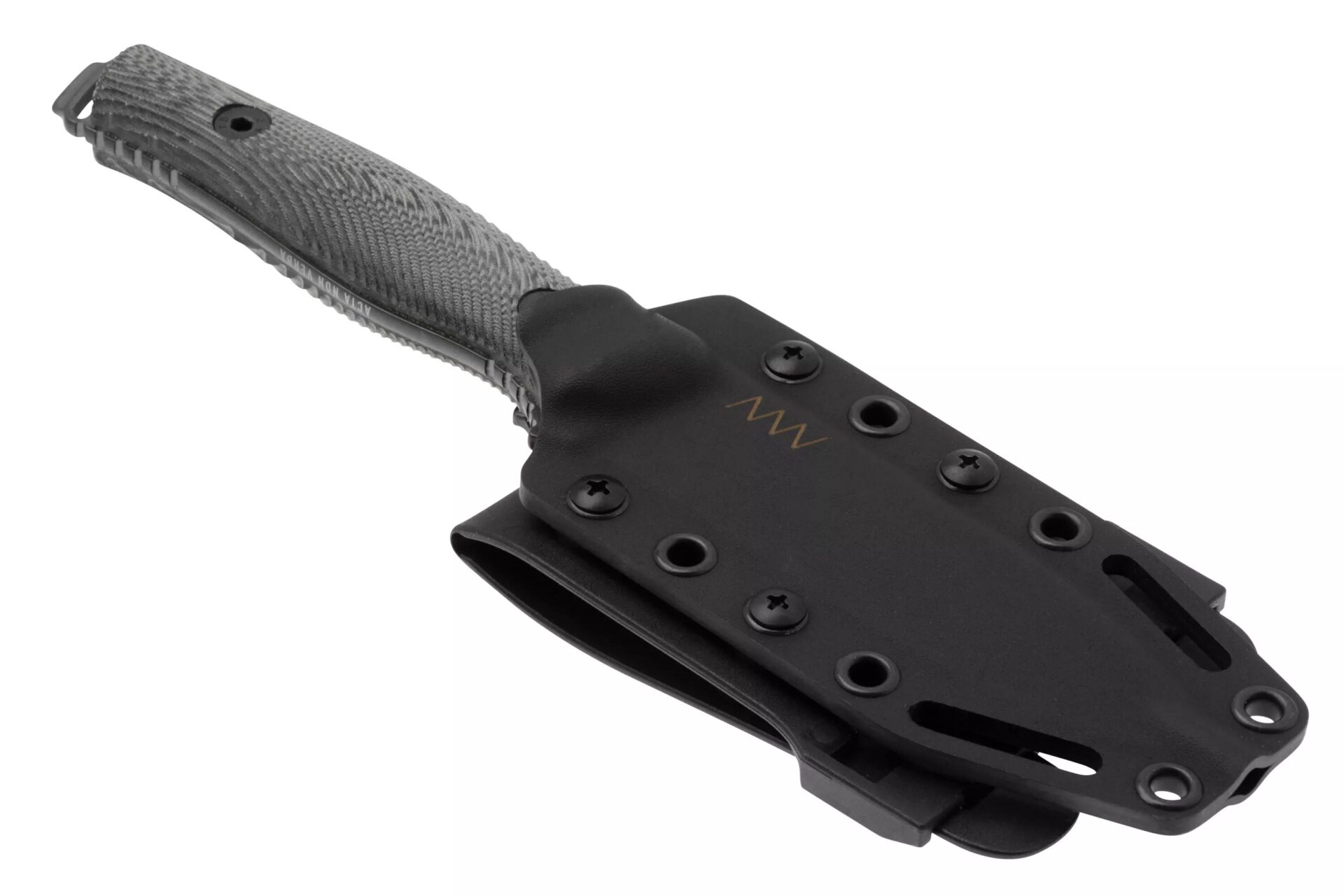 knife.bg-Фиксиран нож ANV M25 с черно DLC покритие и дръжка от Micarta - стомана Sleipner-6 acta non verba нож