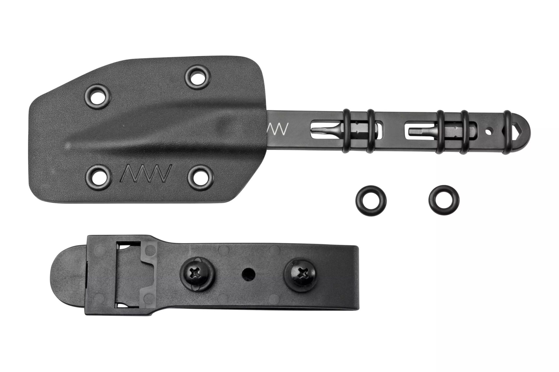 knife.bg-Фиксиран нож ANV за ежедневни задачи тип мултитул от ELMAX стомана-4 нож с инструменти