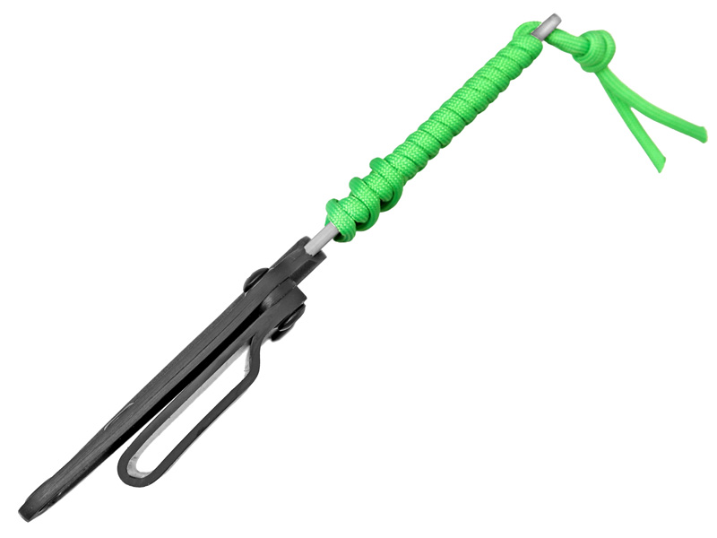 knife.bg-Минималистичен нож за оцеляване ANV P100 от цяло парче Slepiner стомана - ярко зелен паракорд-4 anv нож с паракорд дръжка