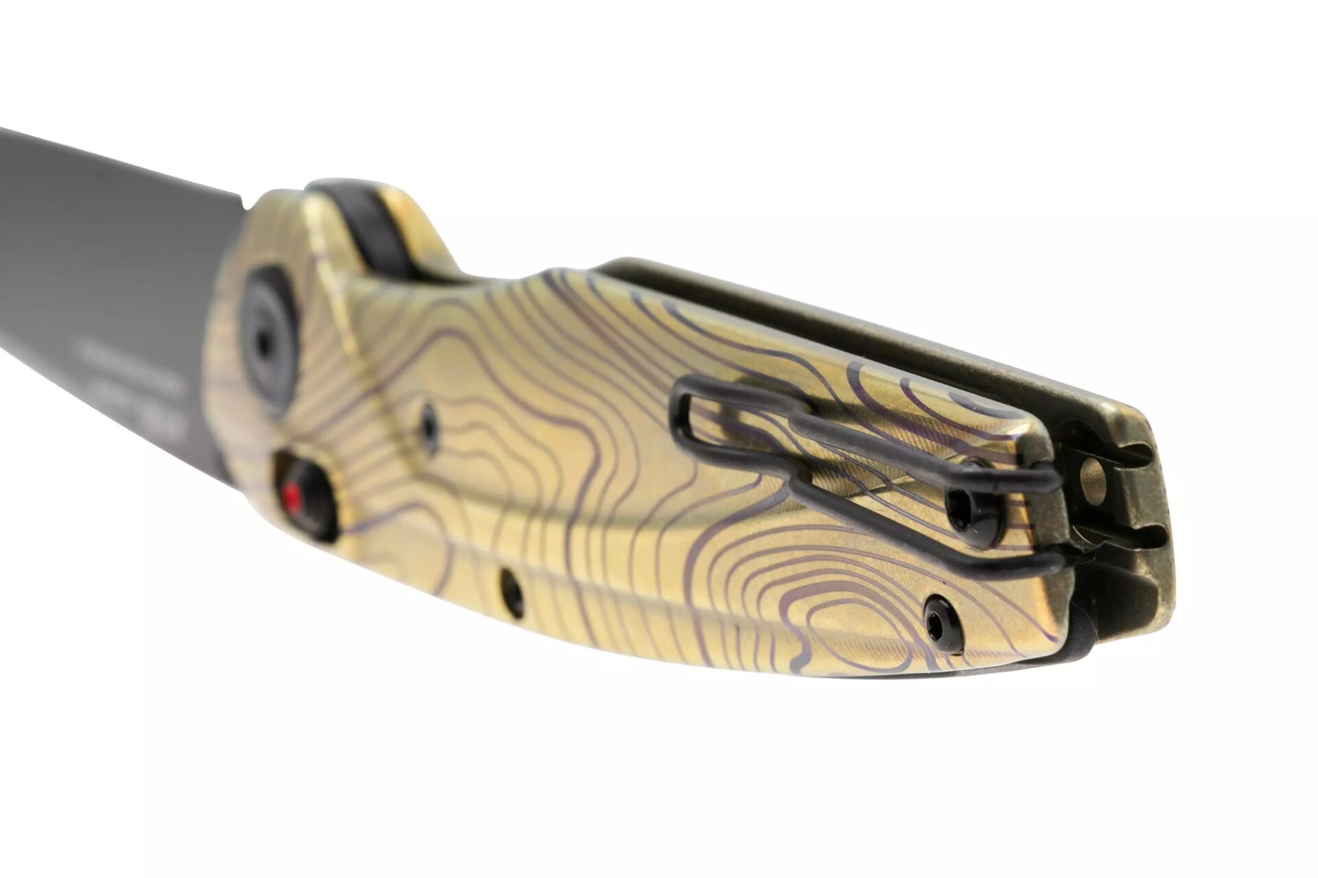 knife.bg-Сгъваем нож ANV A100 AL- ELMAX стомана с DLC покритие, титаниева дръжка -3 anv нож