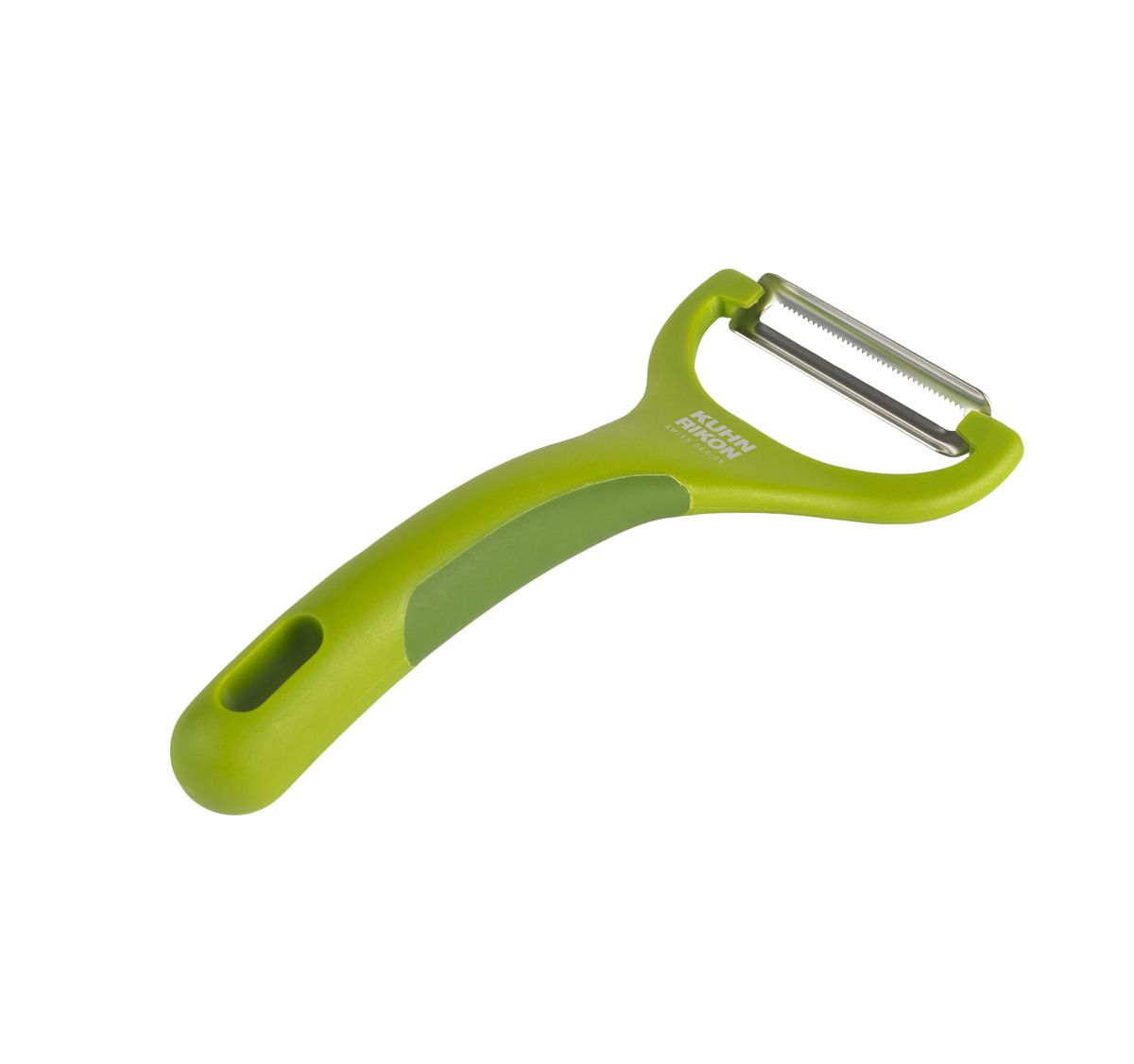 knife.bg-Белачка Kuhn Rikon Peeler Piranha, Зелена – Супер Остро Назъбено Острие за Лесно Белене на Домати и Праскови Белачка Kuhn Rikon – Супер Остро Назъбено Острие за Лесно Белене на Домати и Праскови