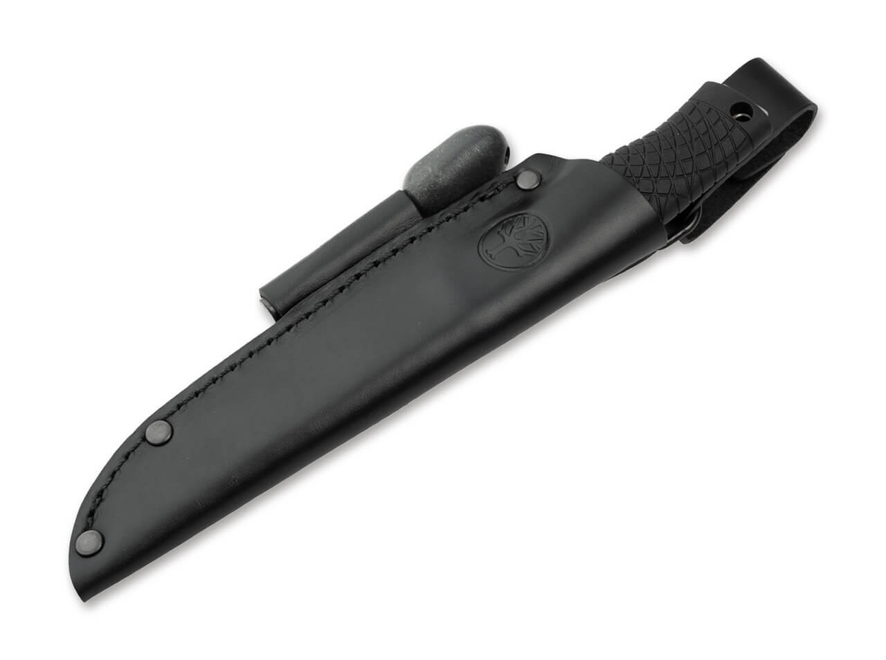 knife.bg-Boker Manufaktur Solingen Bronco Туристически нож с фиксирано острие от CPM-3V стомана и кожена кания 4 Туристически нож Boker Manufaktur Solingen Bronco