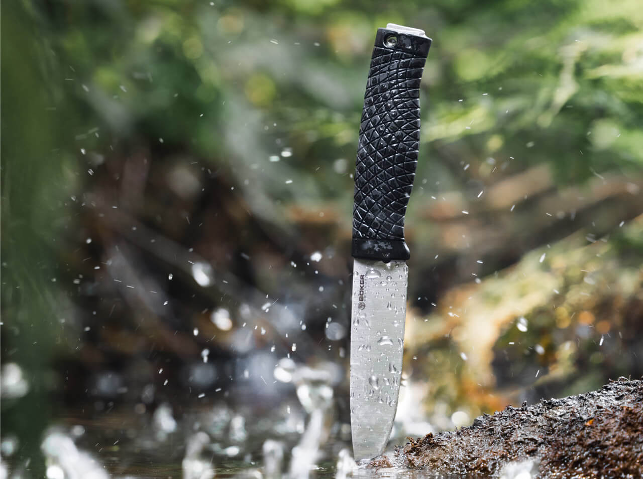 knife.bg-Boker Manufaktur Solingen Bronco Туристически нож с фиксирано острие от CPM-3V стомана и кожена кания 5 Туристически нож Boker Manufaktur Solingen Bronco