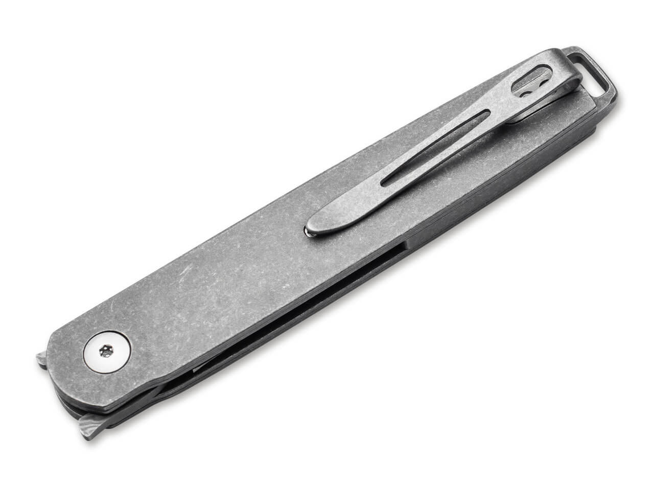 KNIFE.BG-Boker Plus LRF Damascus Джобен нож с Дамаска стомана и Титаниева дръжка - Лек, Елегантен и Надежден-1 Boker Джобен нож с Дамаска стомана и Титаниева дръжка