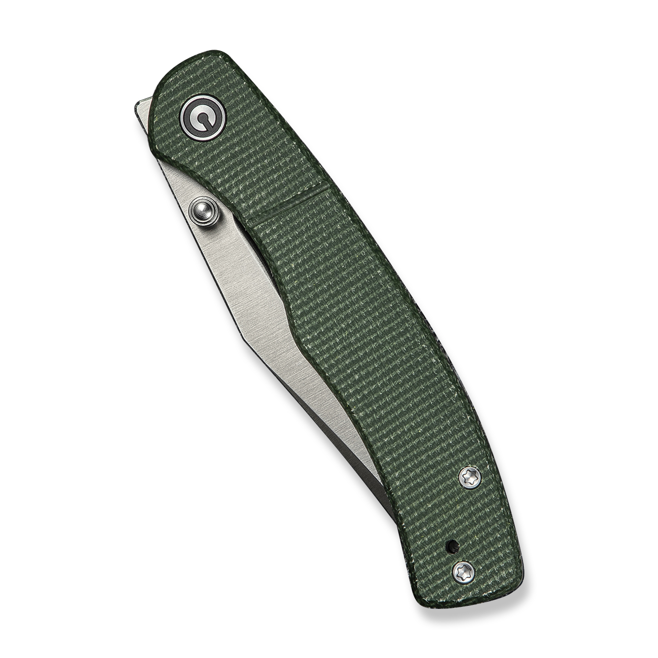 knife.bg-CIVIVI Clingman Green Canvas Micarta Сгъваем Джобен Нож с Nitro-V Стомана и Фронтален Флипер 4 джобен нож civivi canvas зелен