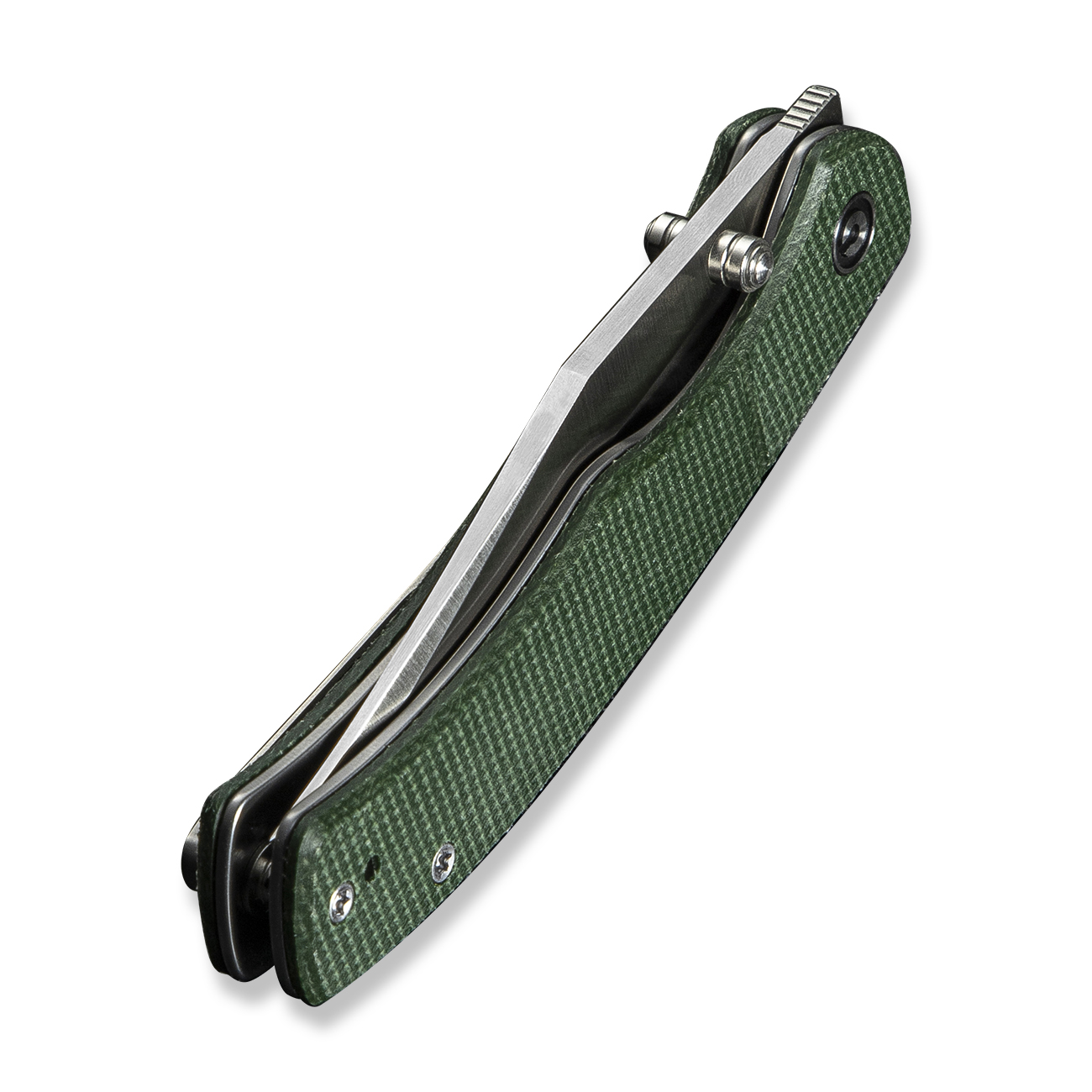 knife.bg-CIVIVI Clingman Green Canvas Micarta Сгъваем Джобен Нож с Nitro-V Стомана и Фронтален Флипер 6 джобен нож civivi canvas зелен