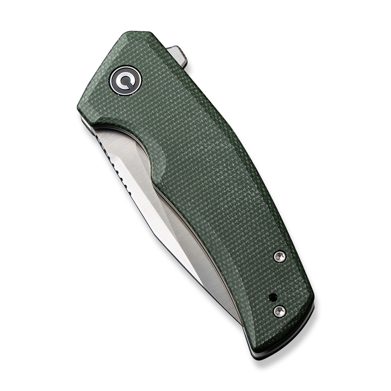 knife.bg-CIVIVI Regulatron Micarta Green Сгъваем нож с Nitro-V стомана и зелена Micarta дръжка 4 Джобен нож CIVIVI Regulatron Micarta Green