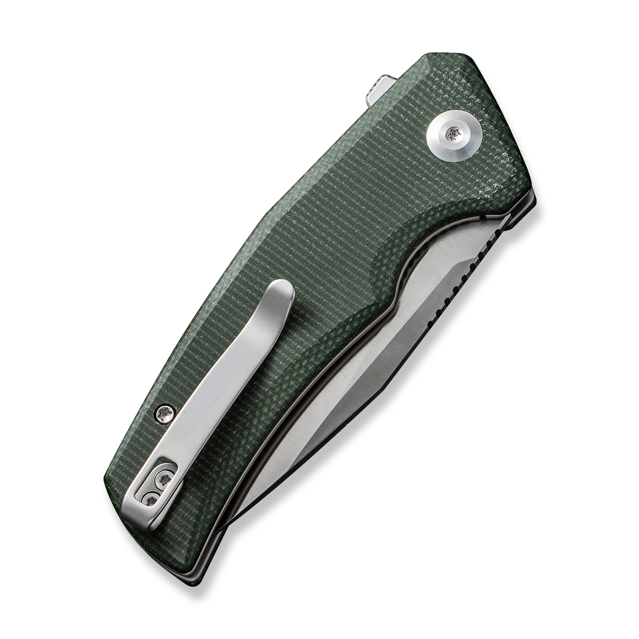 knife.bg-CIVIVI Regulatron Micarta Green Сгъваем нож с Nitro-V стомана и зелена Micarta дръжка 5 Джобен нож CIVIVI Regulatron Micarta Green