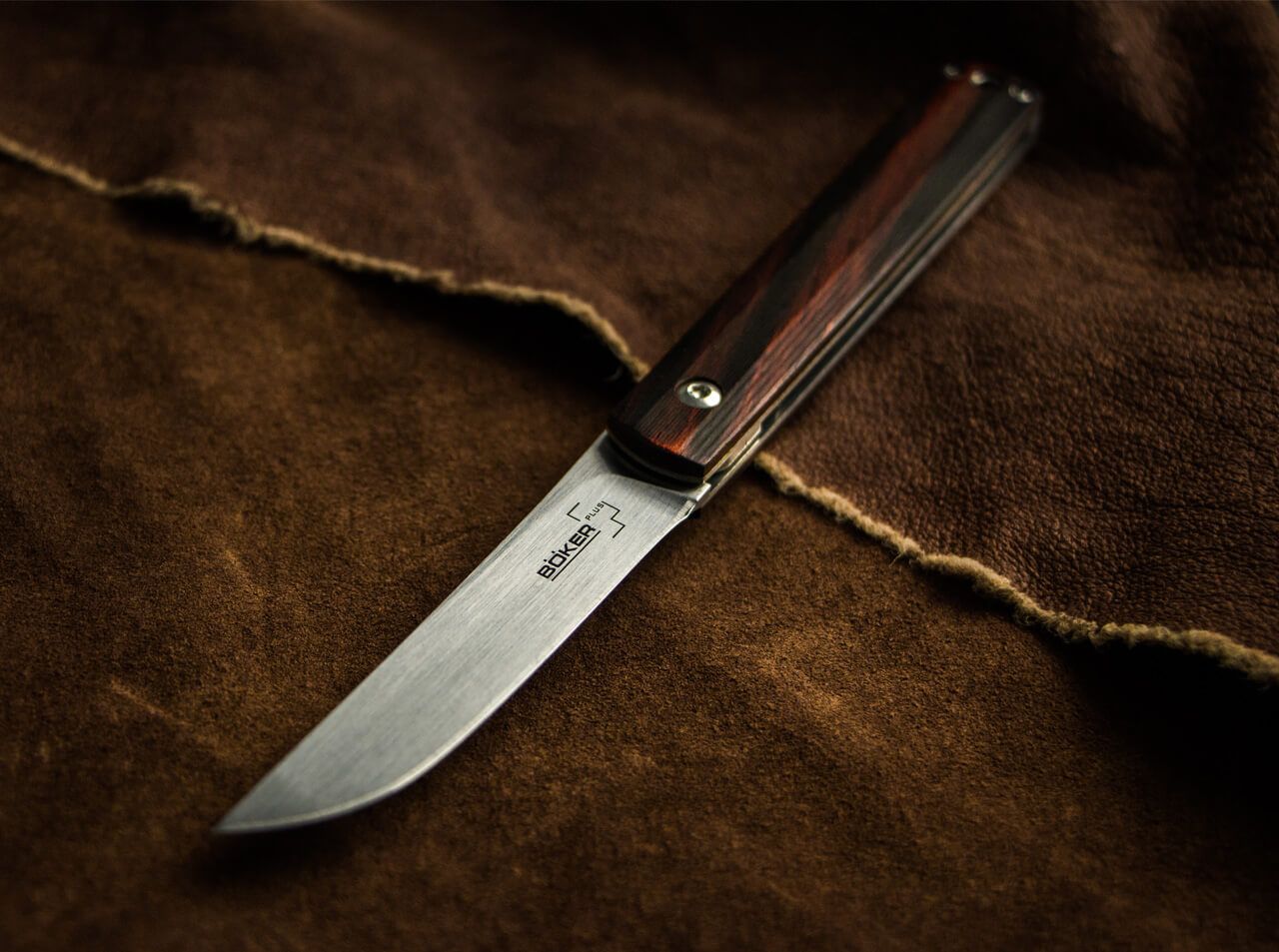 knife.bg-Джобен нож Boker Plus Wasabi Cocobolo - Елегантен джентълменски нож с 440C стомана и Cocobolo дърво 3 Джобен нож Boker Plus Wasabi Cocobolo