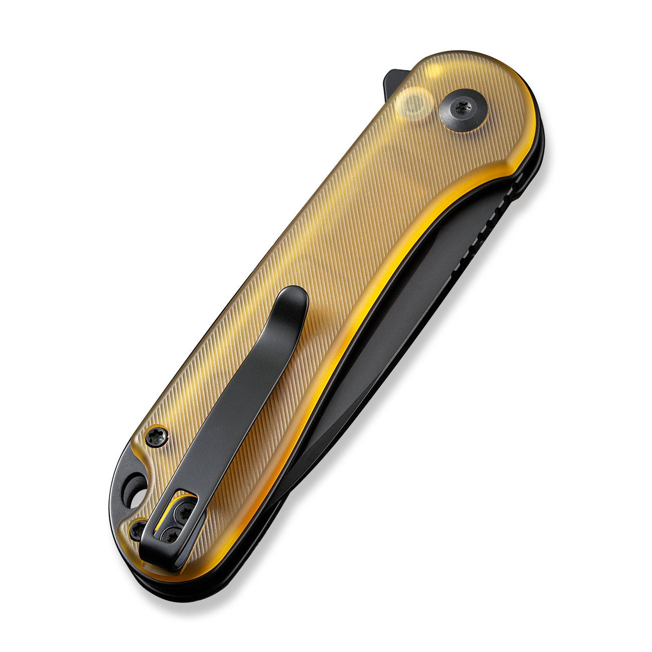 knife.bg-Джобен нож CIVIVI Elementum II Ultem Amber amp Black Nitro-V стомана, Button Lock, Drop Point острие-5 сгъваем нож civivi с дръжка от смола