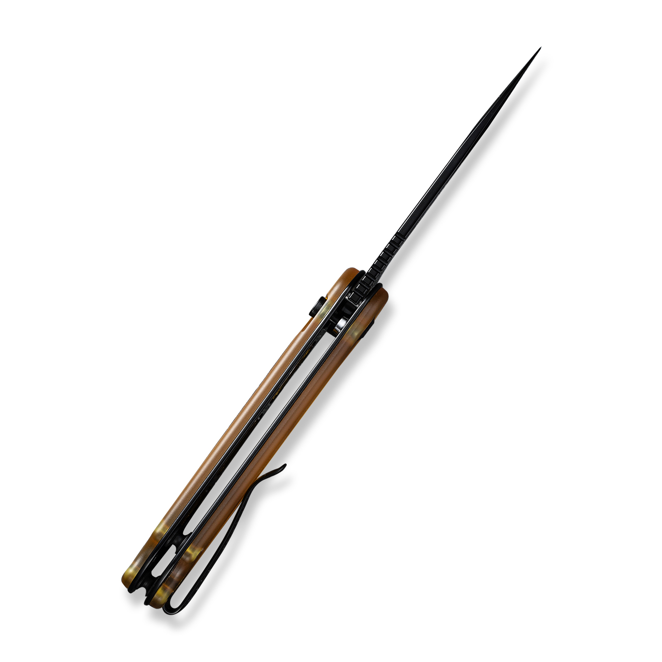 knife.bg-Джобен нож CIVIVI Elementum II Ultem Amber amp Black Nitro-V стомана, Button Lock, Drop Point острие-7 сгъваем нож civivi с дръжка от смола