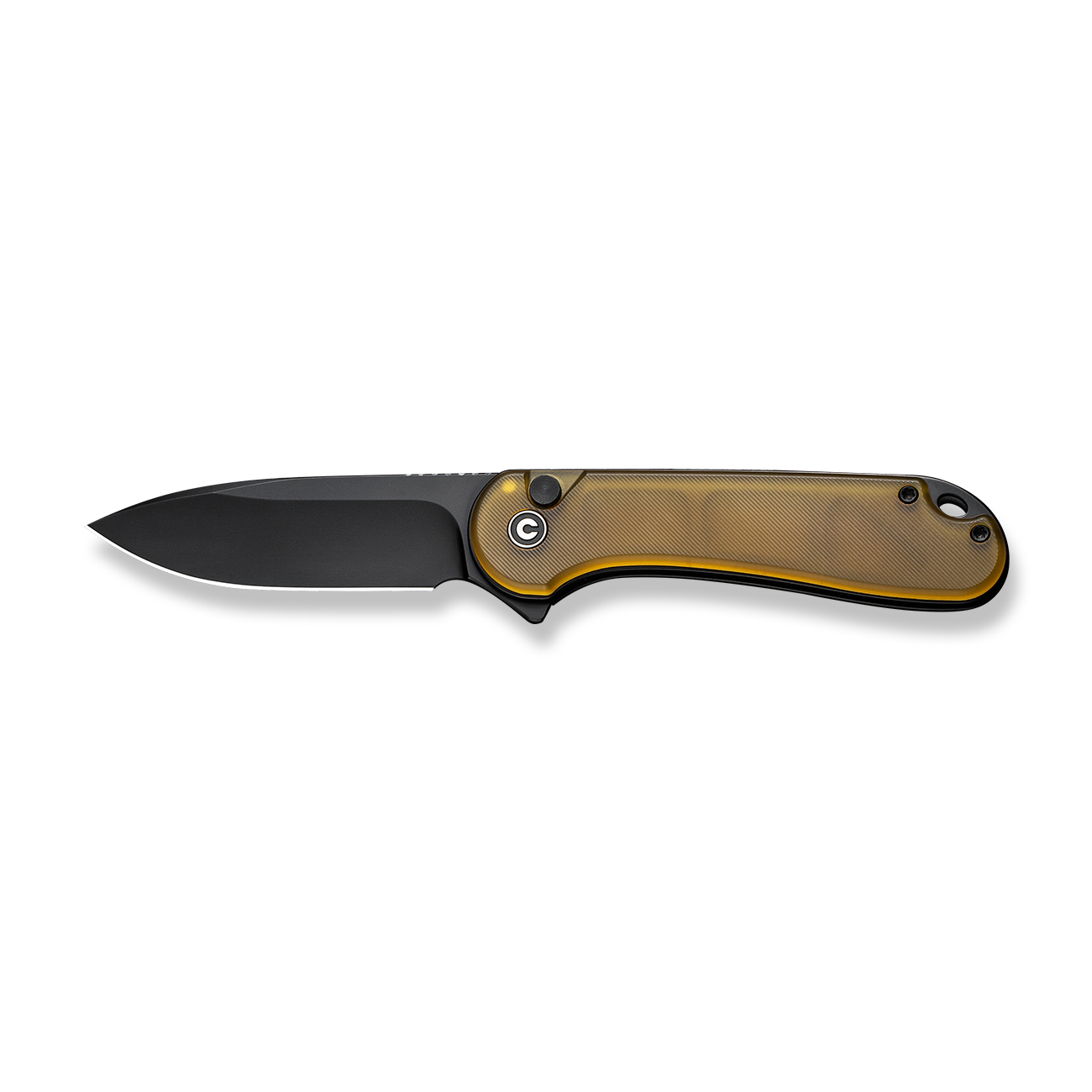 knife.bg-Джобен нож CIVIVI Elementum II Ultem Amber amp Black Nitro-V стомана, Button Lock, Drop Point острие-8 сгъваем нож civivi с дръжка от смола