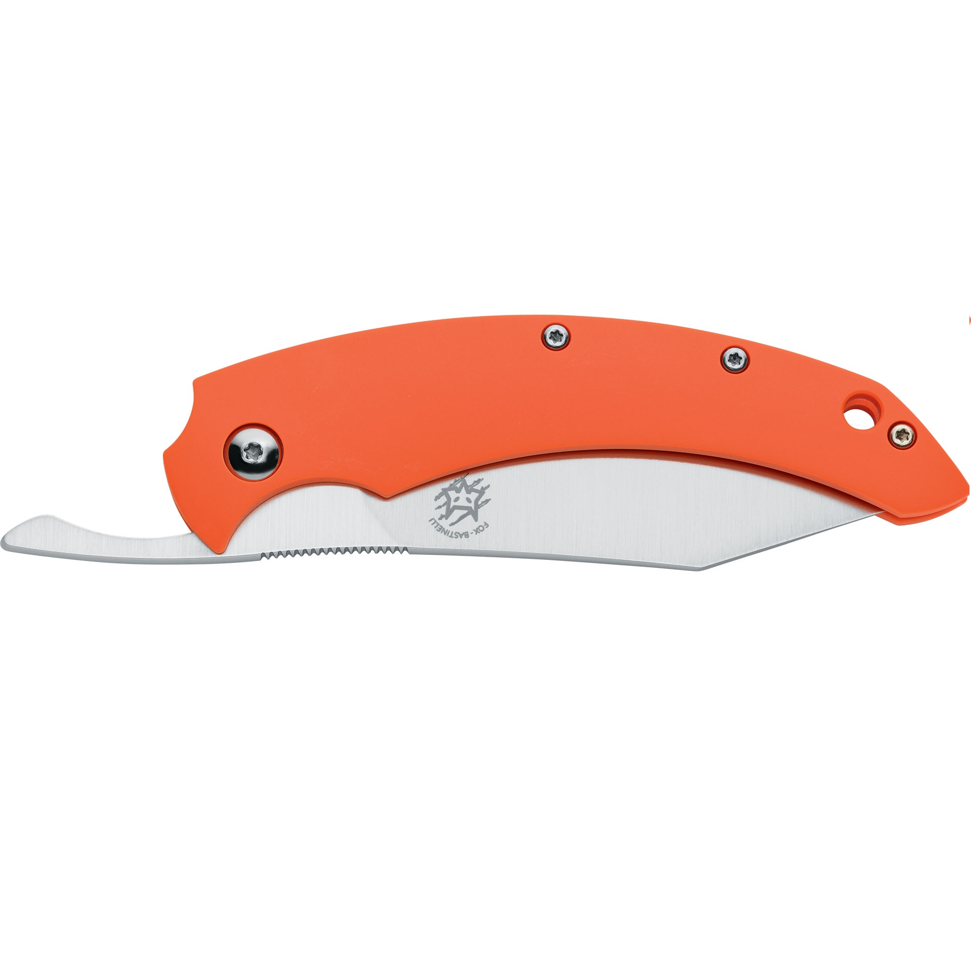 knife.bg-Джобен нож Fox Knives FX-518 O Bastinelli Design N690Co стомана, FRN® дръжка, Кожена кания, Произведен в Италия-1 Джобен нож Fox Knives