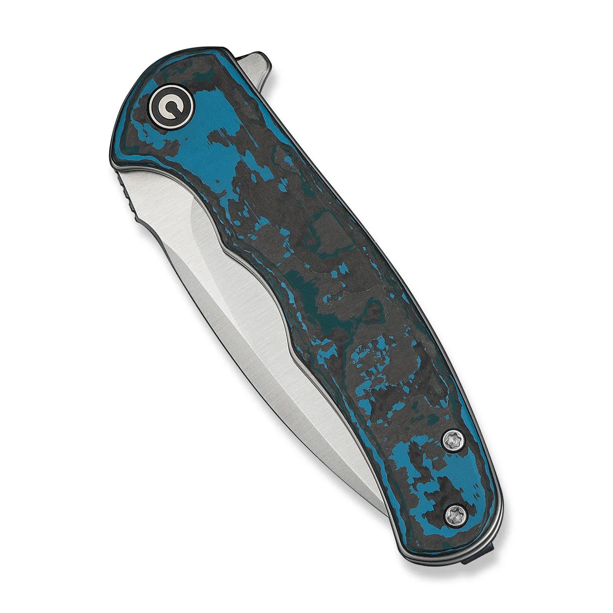 knife.bg-Лимитиран сгъваем нож CIVIVI Mini Praxis Arctic Storm - CPM S35VN стомана, Fat Carbon дръжка, уникален сериен номер 5 сгъваем нож civivi mini praxis лимитиран