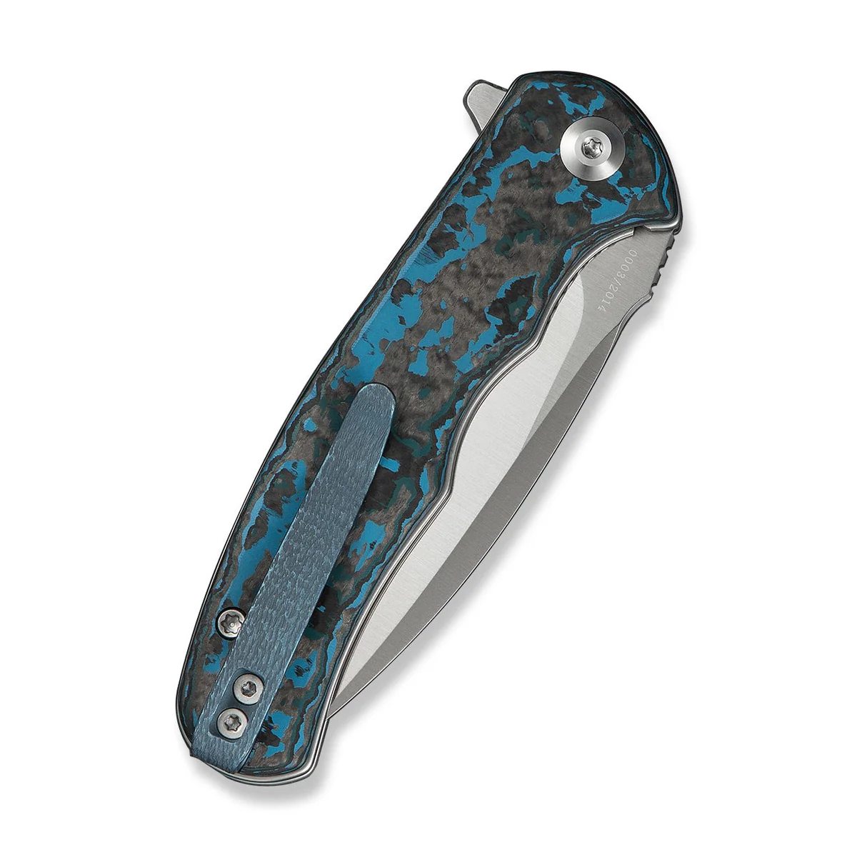 knife.bg-Лимитиран сгъваем нож CIVIVI Mini Praxis Arctic Storm - CPM S35VN стомана, Fat Carbon дръжка, уникален сериен номер 6 сгъваем нож civivi mini praxis лимитиран