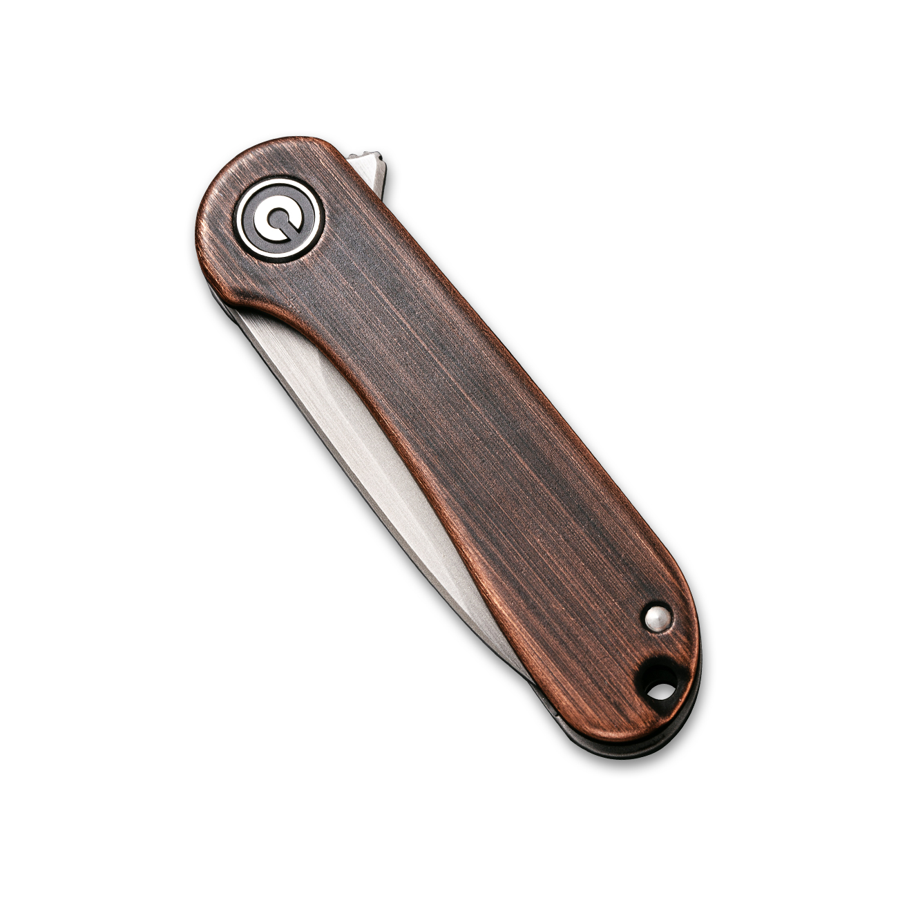 knife.bg-Миниатюрен джобен нож CIVIVI Mini Elementum Copper - 14C28N, Медна дръжка, Liner Lock-1 Миниатюрен джобен нож