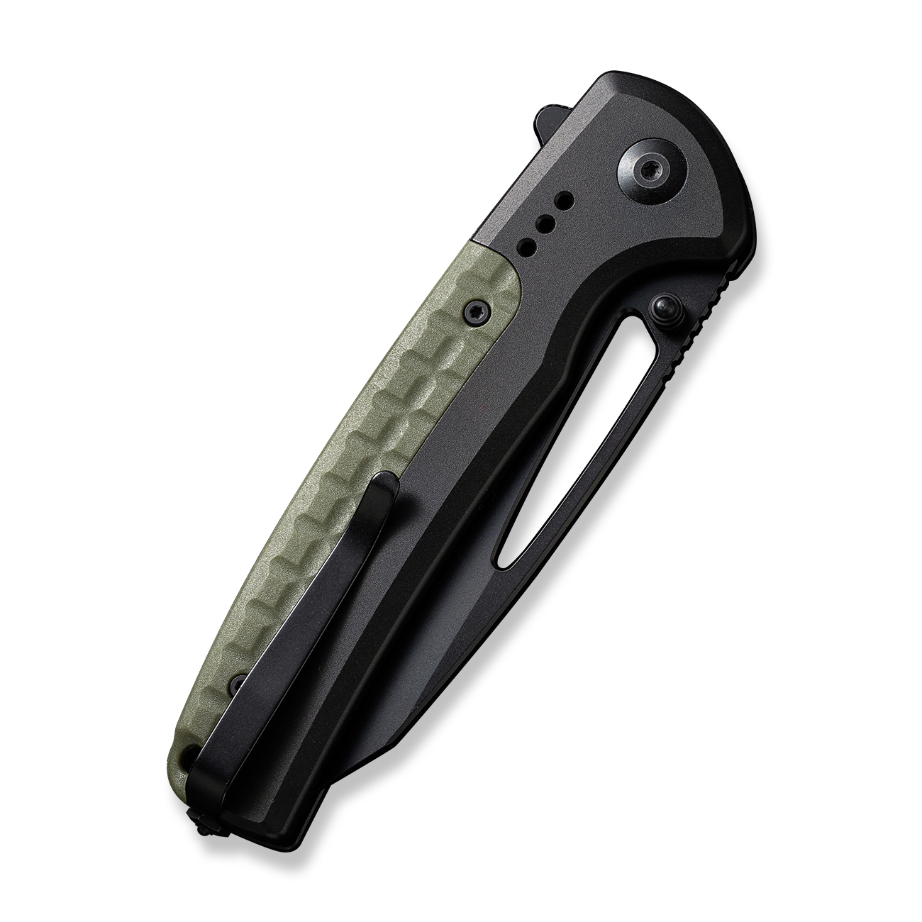 knife.bg-Сгъваем джобен нож CIVIVI Sentinel Strike K110, Алуминиева дръжка, Черен Зелен 5 Джобен нож CIVIVI Sentinel Strike Aluminum Black & OD Green FRN