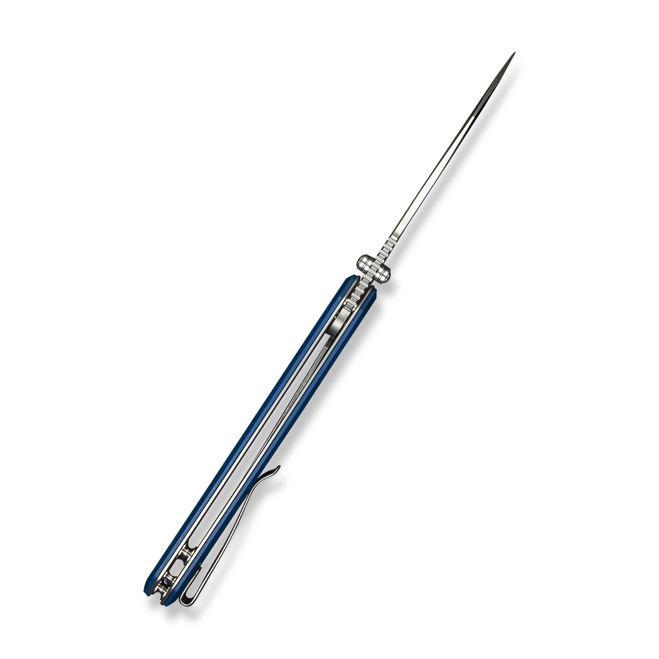 knife.bg-Сгъваем нож CIVIVI Placoid Blue Shredded G10 14C28N острие, Liner Lock заключване-2 джобен нож civivi