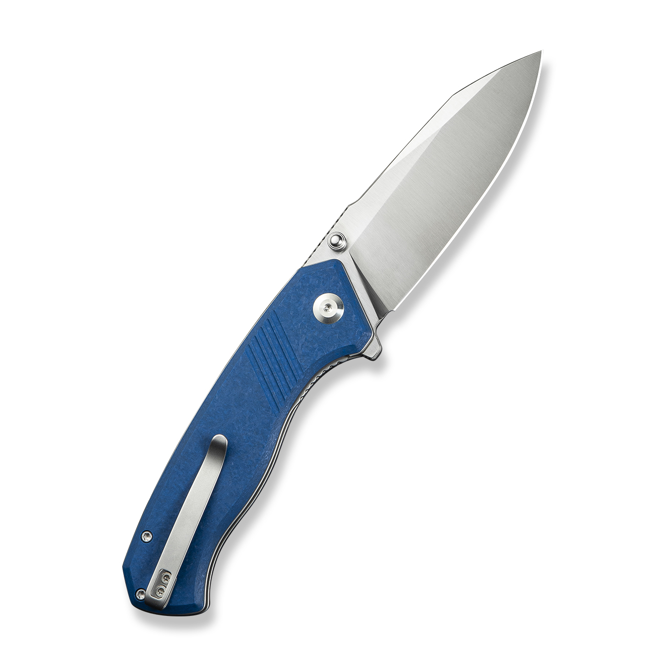 knife.bg-Сгъваем нож CIVIVI Placoid Blue Shredded G10 14C28N острие, Liner Lock заключване-8 джобен нож civivi