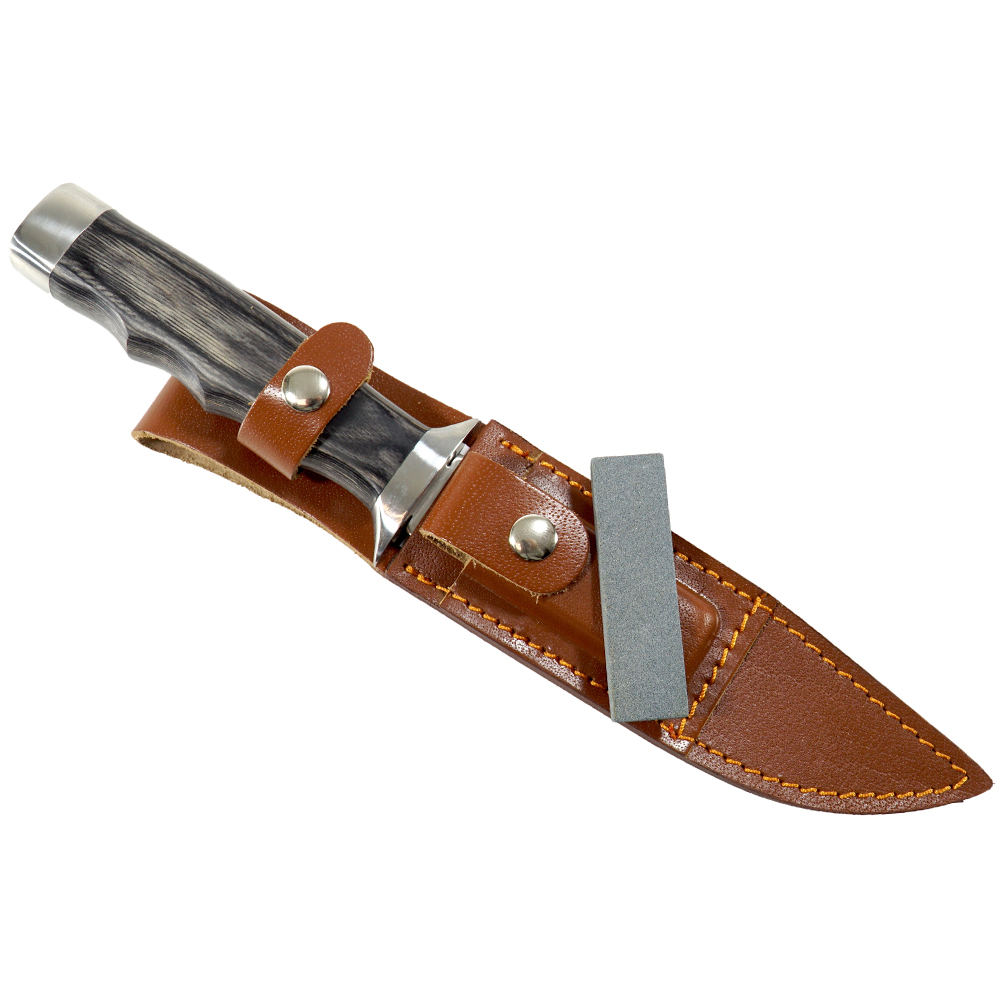 knife.bg-Туристически Нож Boker Magnum Jungle Devil - Bowie Острие, 440A Стомана, Кания от Кожа 3 Boker Magnum Jungle Devil