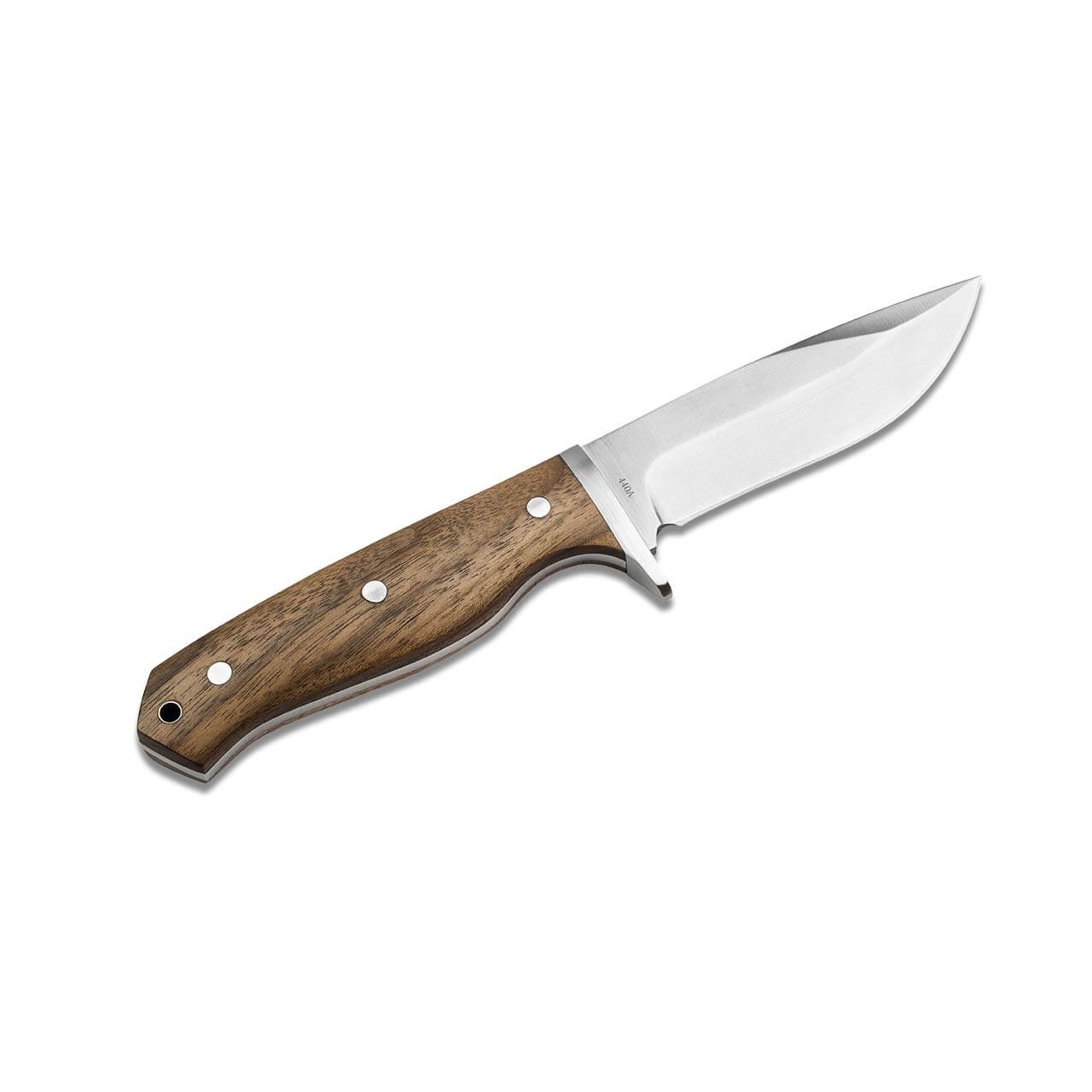 knife.bg-Туристически нож с фиксирано острие Boker Magnum Walnut Drop - 440A стомана и орехова дръжка 2