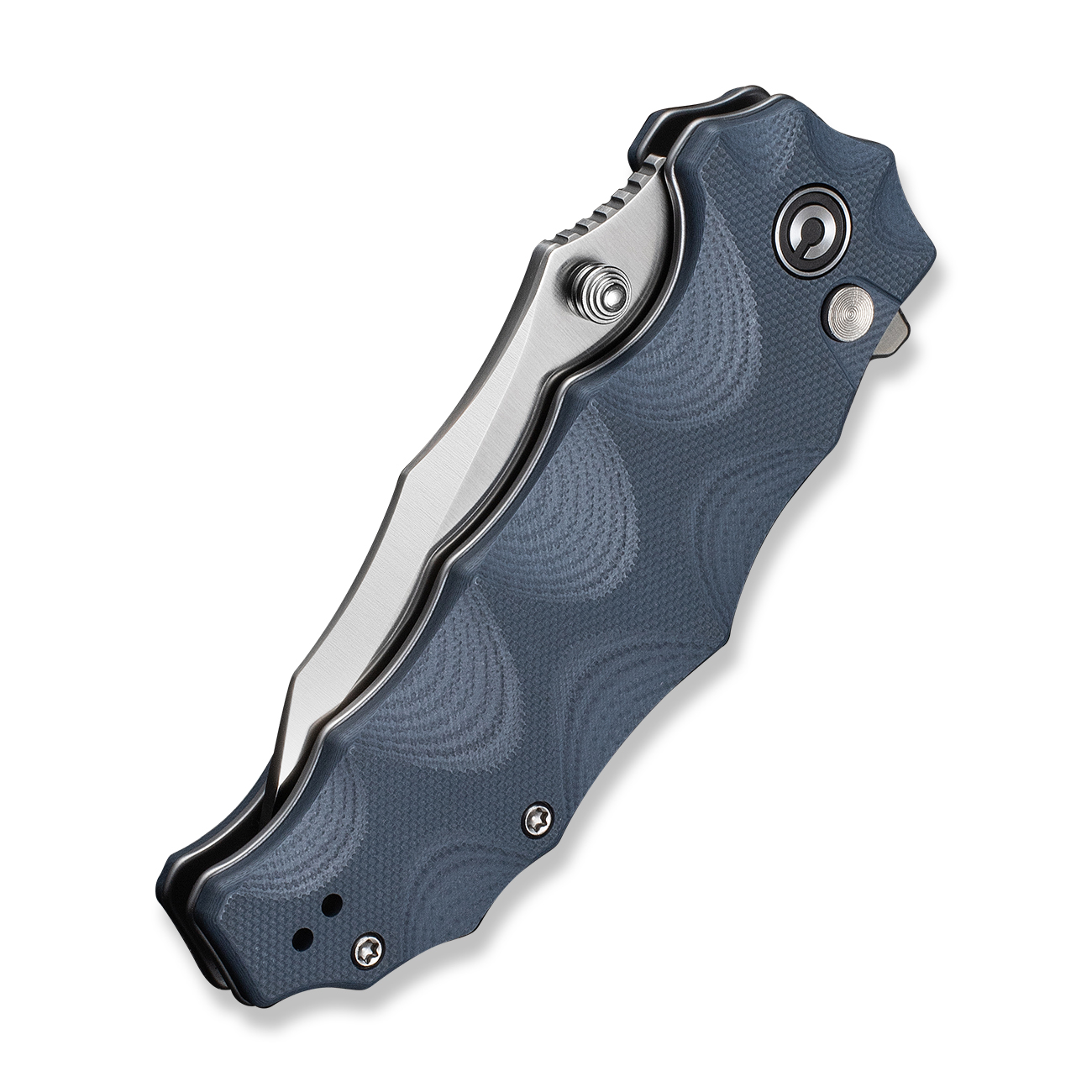 knife.bg-Джобен Нож CIVIVI Natterjack Neutral Blue G10 - 14C28N, Button Lock, Clip Point-6 сгъваем нож civivi флипер отваряне