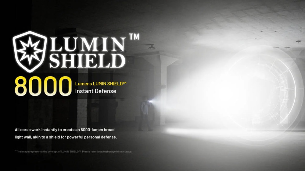 knife.bg-Тактически LED фенер Nitecore EDC37 8000lm - за професионална употреба с лъч 420 метра-2 knife.bg-Тактически LED фенер Nitecore EDC37 8000lm - за професионална употреба с лъч 420 метра-