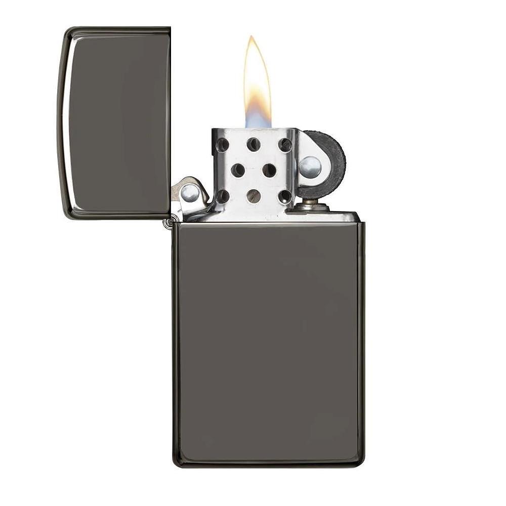knife.bg-Запалка Zippo 20492 Black Ice, Slim-2 Запалка Zippo 20492 Black Ice, Slim