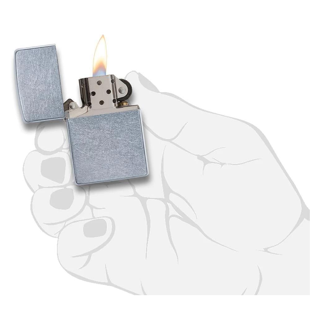 knife.bg-Запалка Zippo 207 Street Chrome-3 Запалка Zippo 207 Street Chrome