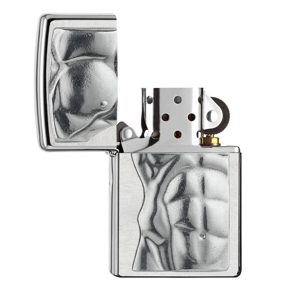 knife.bg-Запалка Zippo - Man Torso, Brushed Chrome-1 Запалка Zippo - Man Torso, Brushed Chrome
