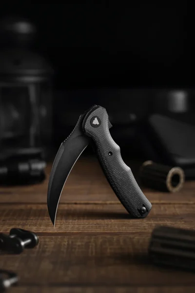 EDC сгъваем нож TRIVISA Lacerta - 14C28N Micarta