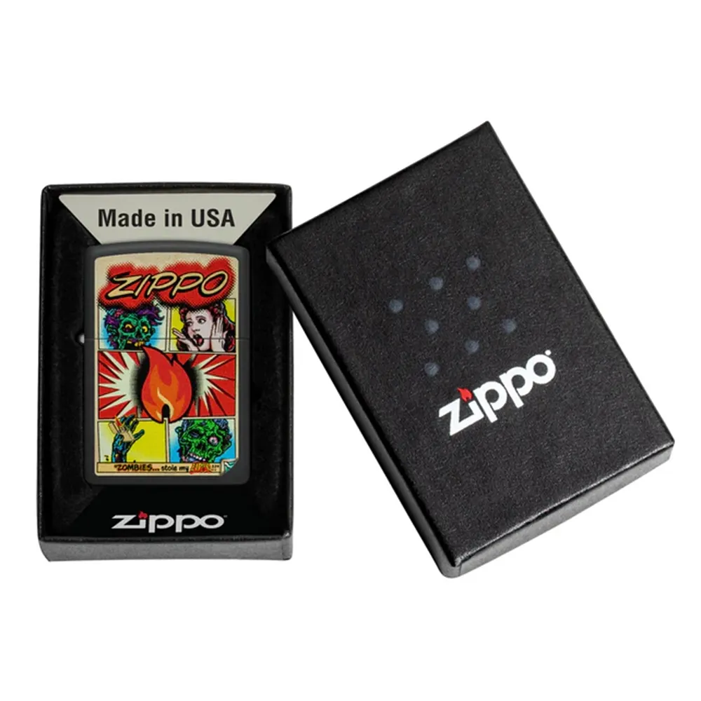 knife.bg-Запалка Zippo - Comic Zombies Design-3 Запалка Zippo - Comic Zombies Design