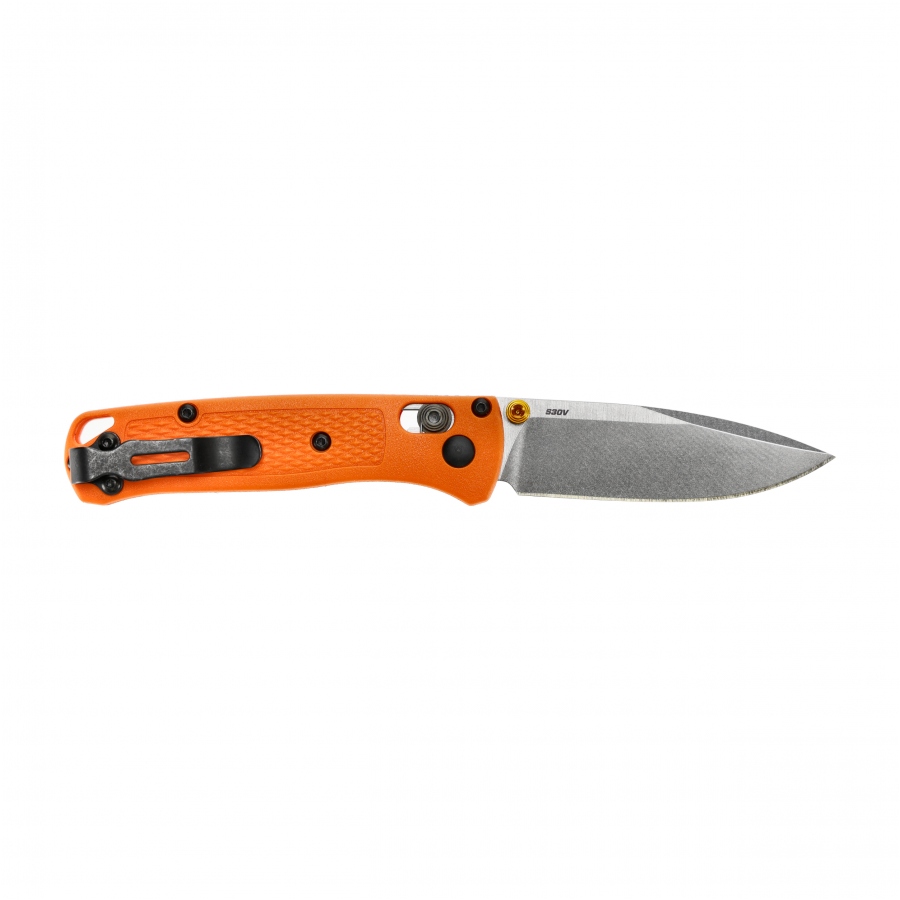 knife.bg-Сгъваем нож Benchmade 533 Mini Bugout – Ултралек, стомана S30V, оранжев 2