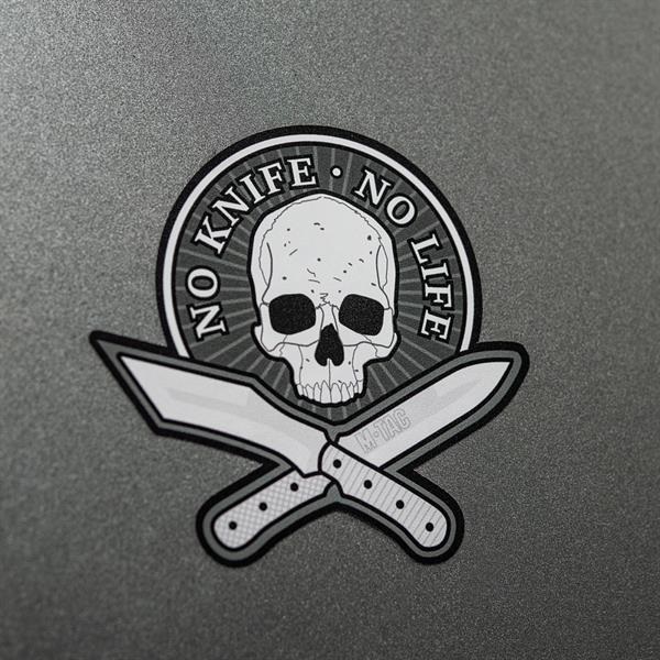 Knife.bg-Светлоотразяващ тактически стикер M-Tac - No Knife-No Life-4 Светлоотразяващ тактически стикер M-Tac - No Knife-No Life