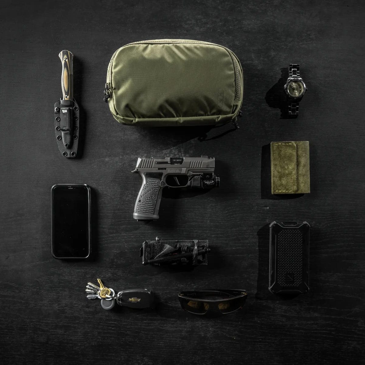 knife.bg-Тактическа чанта за пистолет Eberlestock Fade Flex - зелена 5 чанта за пистолет