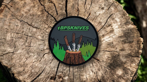Knife.bg-Тактическа PVC нашивка Три ножа-1 Тактическа PVC нашивка Три ножа