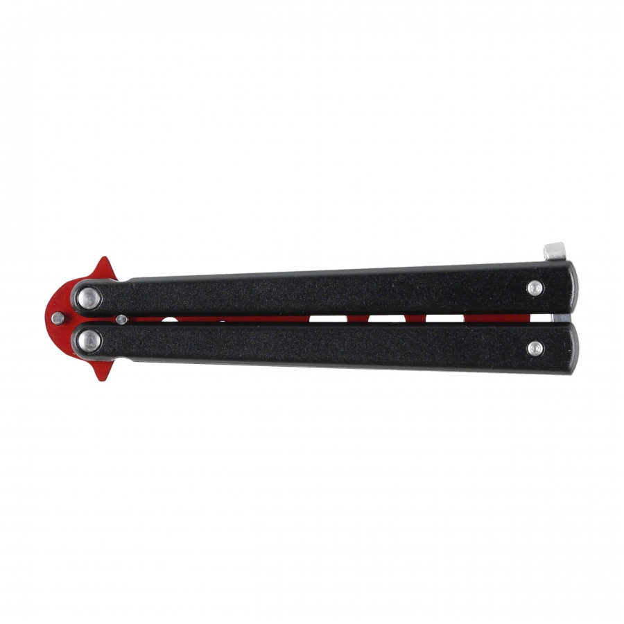 Knife.bg-Тренировъчен нож пеперуда Joker - JKR830 Червено-черен-3 Тренировъчен нож пеперуда Joker - JKR830 Червено-черен