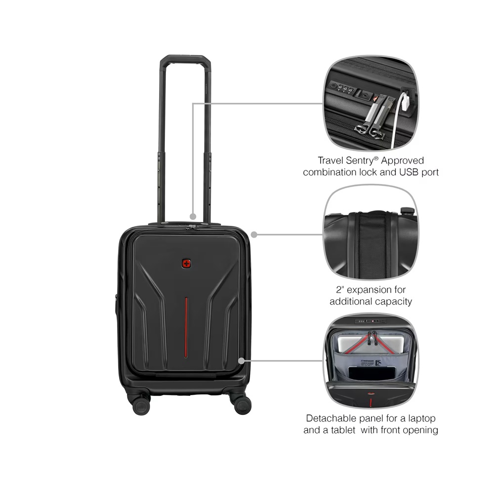 Куфар Wenger Amplix Carry-On 36 литра черен – Wenger Куфар Wenger Amplix Carry-On 36 литра черен – Wenger