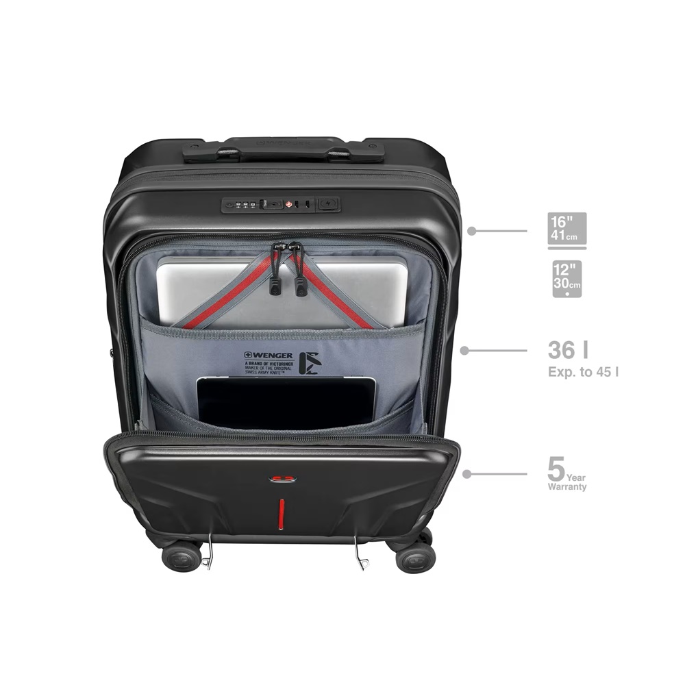 Куфар Wenger Amplix Carry-On 36 литра черен – Wenger Куфар Wenger Amplix Carry-On 36 литра черен – Wenger