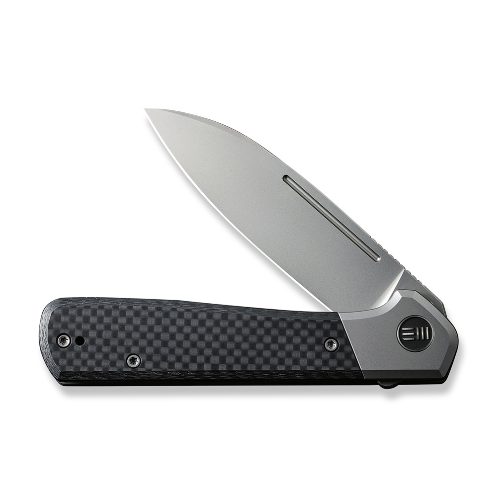 Джобен нож WE Knife Soothsayer с карбонова сиво-черна дръжка и CPM 20CV стомана Джобен нож WE Knife Soothsayer с карбонова сиво-черна дръжка и CPM 20CV стомана