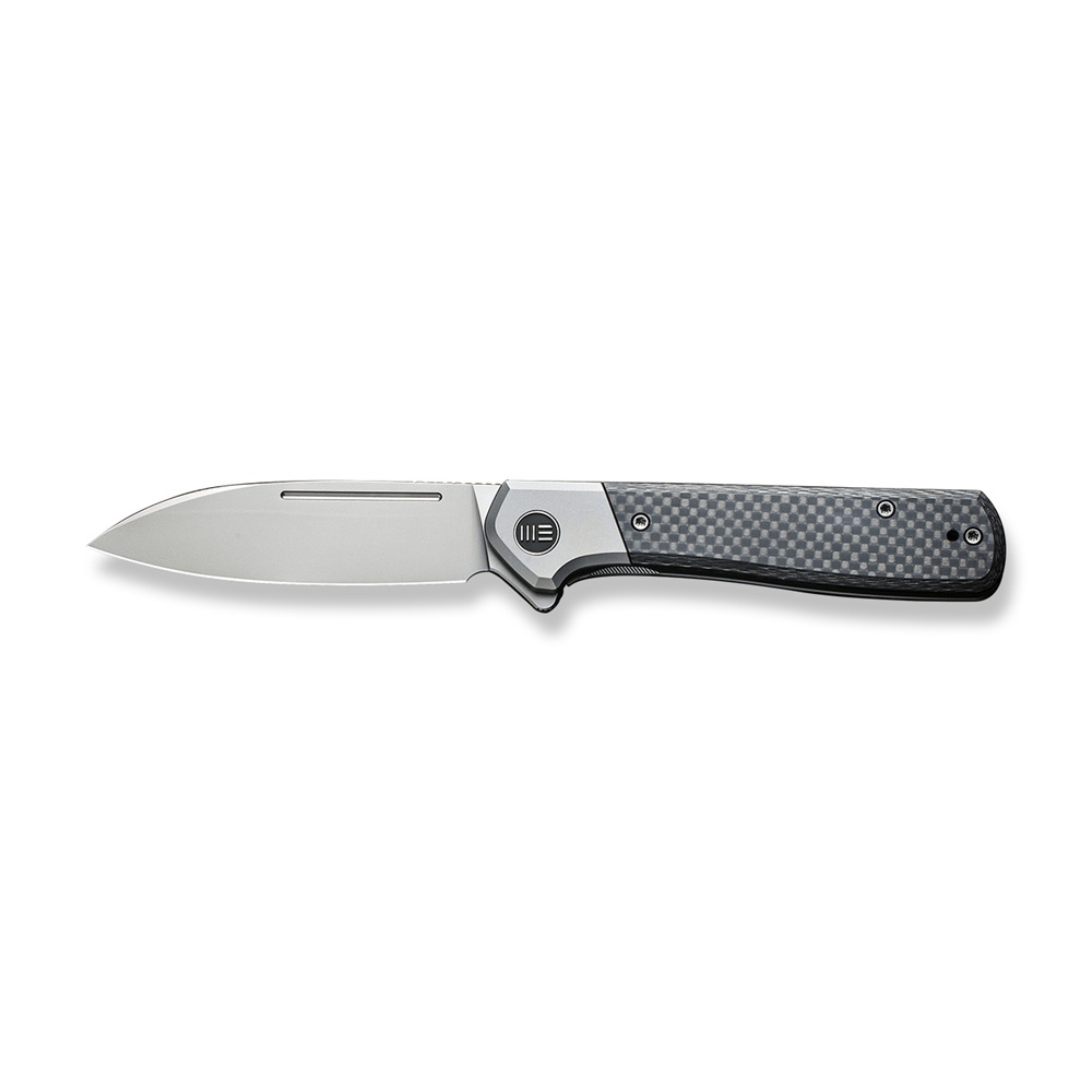 Джобен нож WE Knife Soothsayer с карбонова сиво-черна дръжка и CPM 20CV стомана Джобен нож WE Knife Soothsayer с карбонова сиво-черна дръжка и CPM 20CV стомана