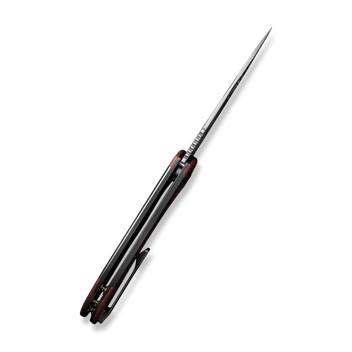 knife.bg-Джобен нож WE Knife Equivik с карбонова дръжка и Дамаска стомана 3 WEKNIFE Equivik