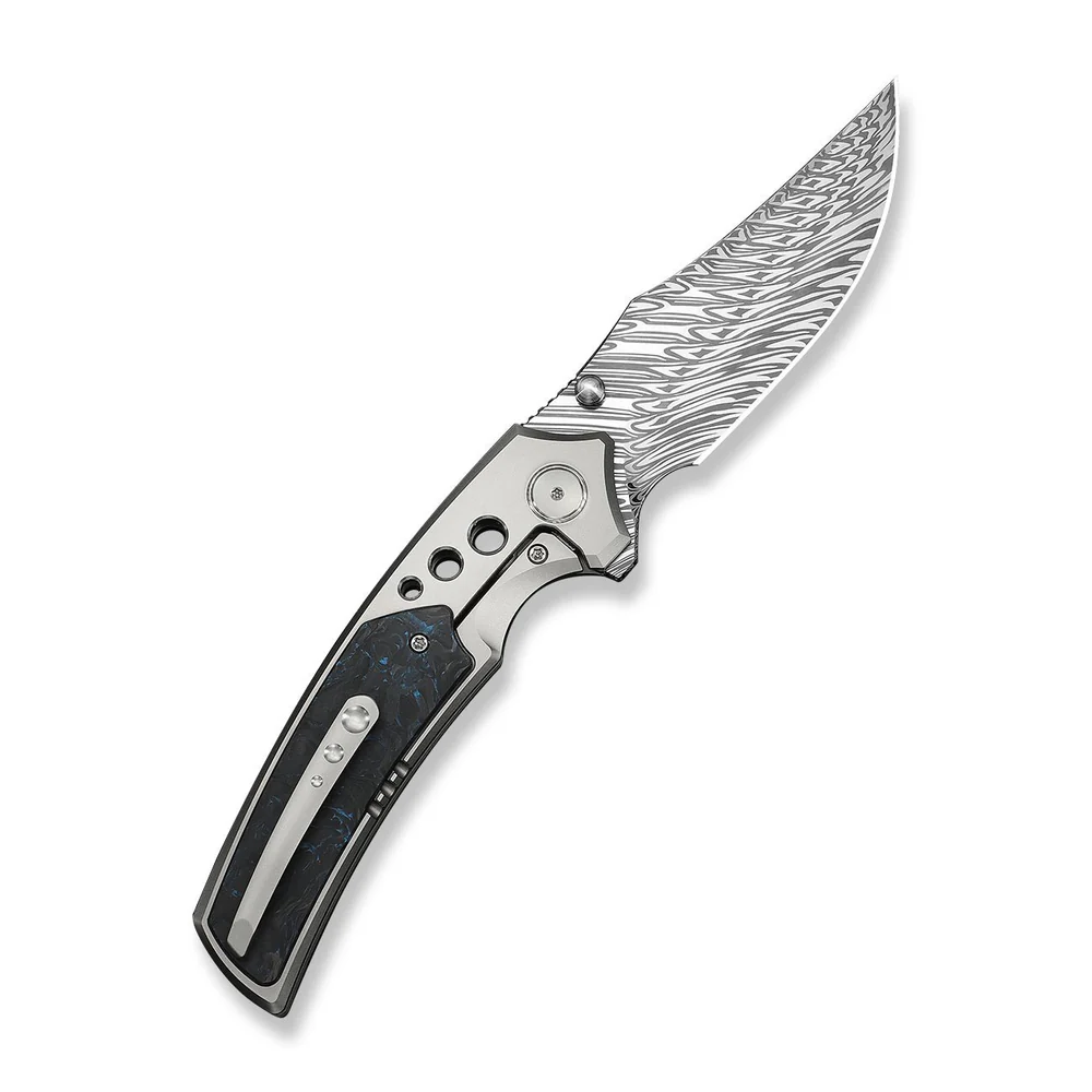 knife.bg-Джобен нож WE Knife Skynix с карбонова дръжка и дамаска стомана Fafnir 2