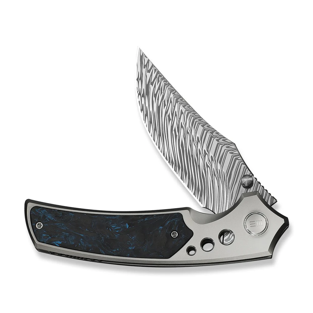 knife.bg-Джобен нож WE Knife Skynix с карбонова дръжка и дамаска стомана Fafnir 3 WEKNIFE Skynix