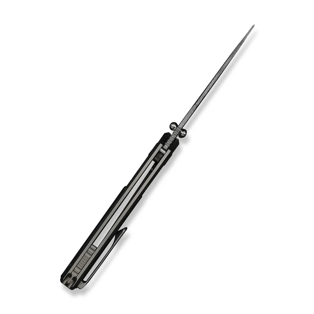 knife.bg-Джобен нож WE Knife Skynix с карбонова дръжка и дамаска стомана Fafnir 6 WEKNIFE Skynix